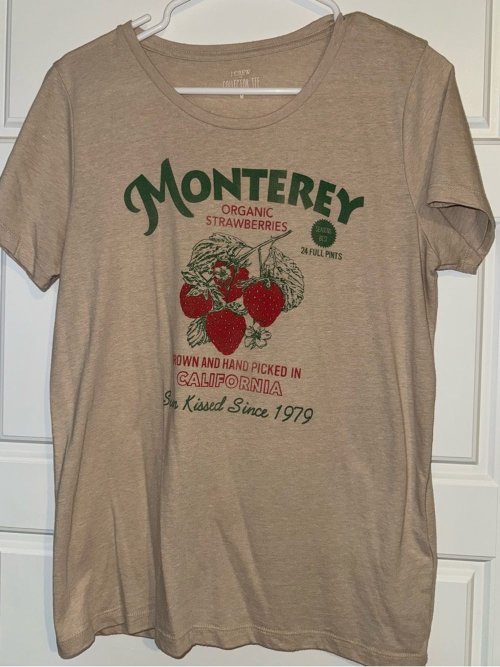 J CrewOrganic Strawberries Graphic Tee